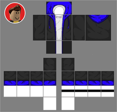 roblox skins blue hoodie template